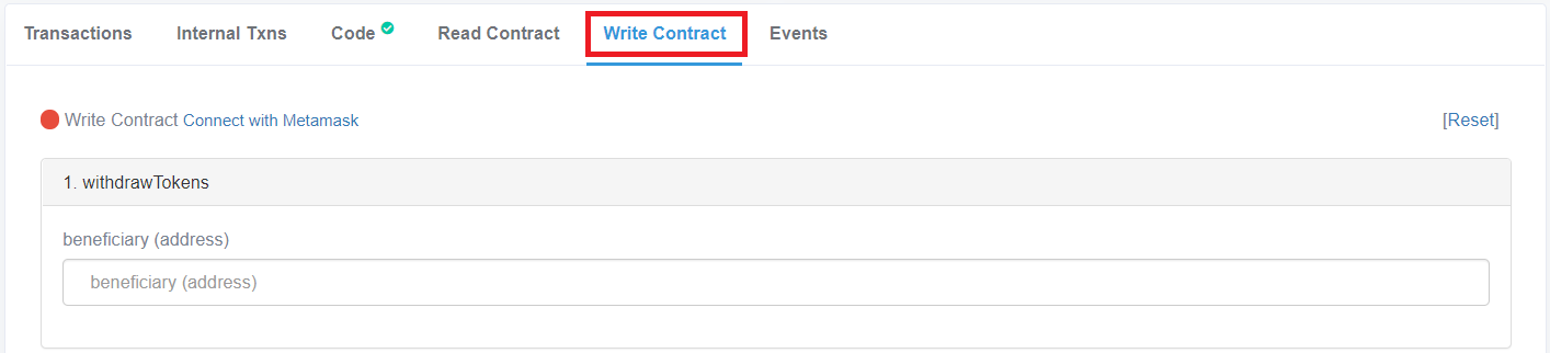 WriteContract